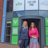 Alison Westworth, Newcastle Partnership Manager at GLL (left), and Cllr Lesley Storey, Cabinet Member for a Growing City. Photo: Newcastle City Council.