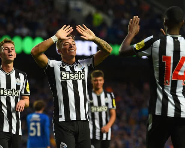 Newcastle United right-back Harrison Ashby has joined Swansea City on loan for the 2023-24 season. (Photo by ANDY BUCHANAN/AFP via Getty Images)