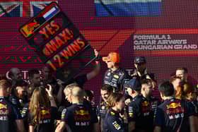 Max Verstappen has helped secure a record breaking win for Red Bull