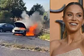 Vicky Pattison uploaded images and video of the incident to Instagram.