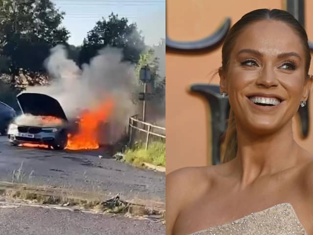 Vicky Pattison uploaded images and video of the incident to Instagram.
