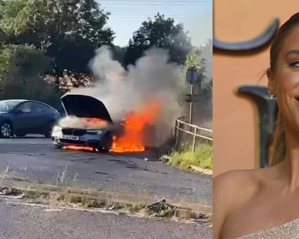 Vicky Pattison uploaded images and video of the incident to Instagram.