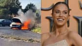 Vicky Pattison uploaded images and video of the incident to Instagram.