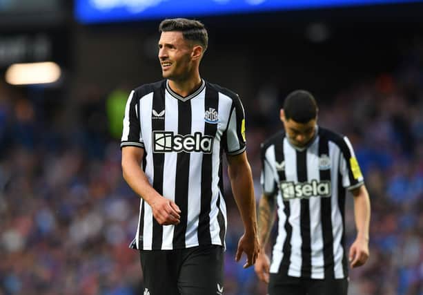 Newcastle United central defender Fabian Schar. (Photo by Mark Runnacles/Getty Images)