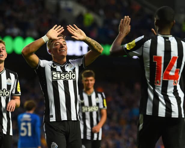 Newcastle United right-back Harrison Ashby has joined Swansea City on loan for the 2023-24 season. (Photo by ANDY BUCHANAN/AFP via Getty Images)