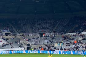 More safe standing has been introduced at St James’ Park. (Photo credit: NewcastleWorld)