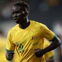 Newcastle United winger Garang Kuol. (Photo by Mark Kolbe/Getty Images)
