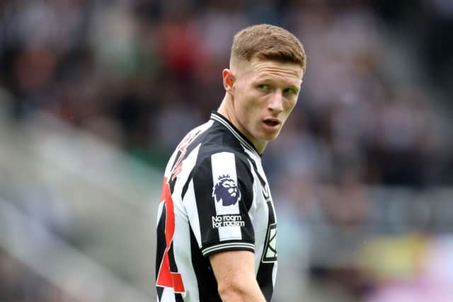 Newcastle United attacking midfielder Elliot Anderson. Photo by George Wood/Getty Images)