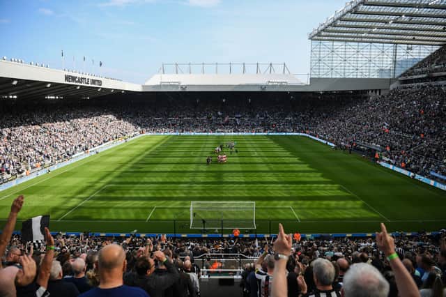 General view of St James’ Park, Newcastle, which the club’s owners are looking to develop long-term. 