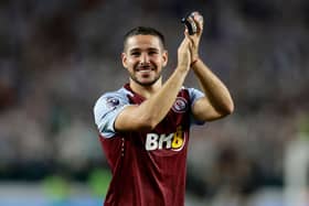 Aston Villa midfielder Emi Buendia. (Photo by Adam Hunger/Getty Images)