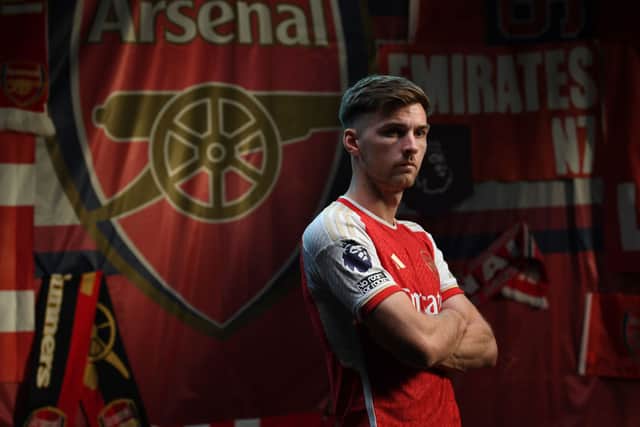 Kieran Tierney is expected to leave Arsenal this summer. (Photo by David Price/Arsenal FC via Getty Images)