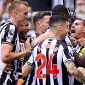 Newcastle United player ratings from the 5-1 win over Aston Villa. (Photo by George Wood/Getty Images)
