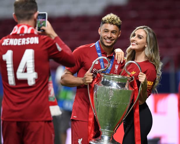 Alex Oxlade-Chamberlain and Perrie Edwards have a one-year-old son (Image: Getty Images)