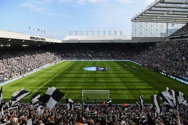A view from the Leazes End at Newcastle United’s St James’ Park.  (Photo by Michael Regan/Getty Images)