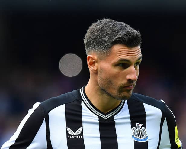 Newcastle United defender Fabian Schar.  (Photo by Mark Runnacles/Getty Images)