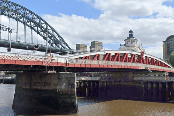 The Swing Bridge across the River Tyne. Photo: Google Maps.