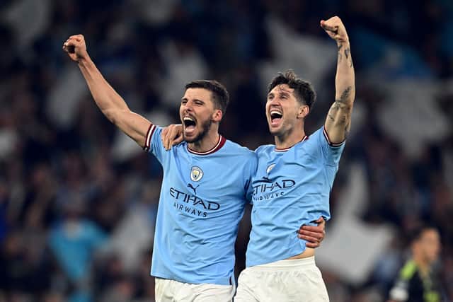 Pep Guardiola said Ruben Dias is a doubt to face Newcastle, while John Stones and Bernardo Silva are definitely out.