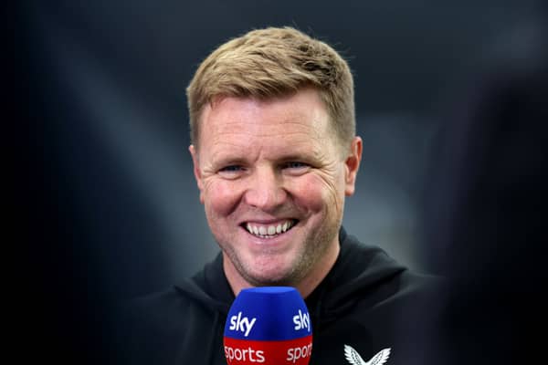 Newcastle United head coach Eddie Howe. (Photo by George Wood/Getty Images)
