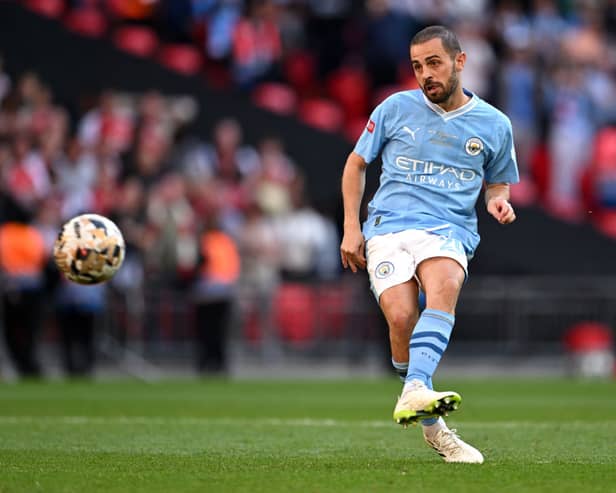 Manchester City winger Bernardo Silva. (Photo by Shaun Botterill/Getty Images)