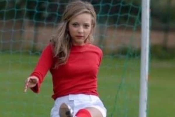 Jade shared throwback images of all football photo shoot to her social media.