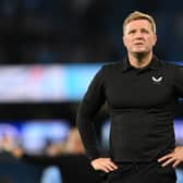 Eddie Howe looks on at the Etihad (Image: Getty Images)