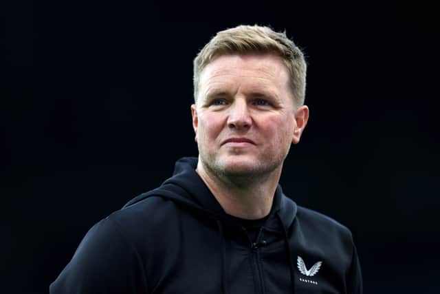 Newcastle United head coach Eddie Howe.  (Photo by George Wood/Getty Images)