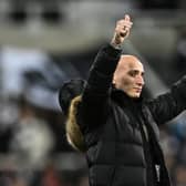 Former Newcastle United midfielder Jonjo Shelvey. (Photo by PAUL ELLIS/AFP via Getty Images)
