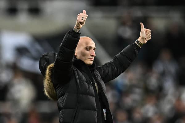 Former Newcastle United midfielder Jonjo Shelvey. (Photo by PAUL ELLIS/AFP via Getty Images)