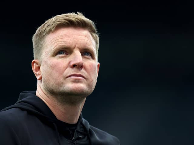 Newcastle United head coach Eddie Howe