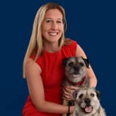 Charlotte Nichols with Harvey & Hugo.