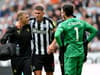 Injured Newcastle United star who is a doubt v Brentford spotted at training ground