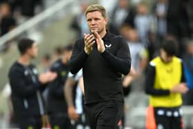 Newcastle United head coach Eddie Howe. (Photo by Stu Forster/Getty Images)