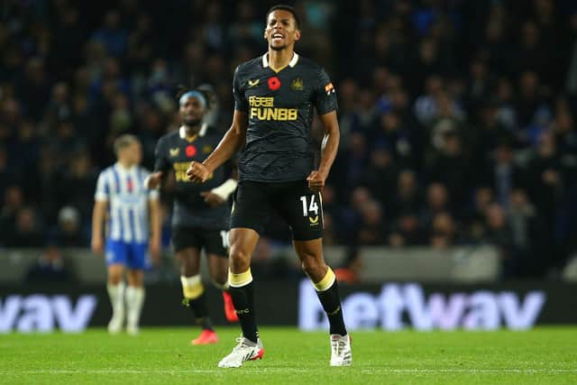 Newcastle United midfielder Isaac Hayden. (Photo by Charlie Crowhurst/Getty Images)