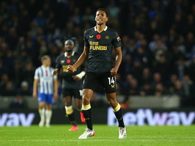 Newcastle United midfielder Isaac Hayden. (Photo by Charlie Crowhurst/Getty Images)