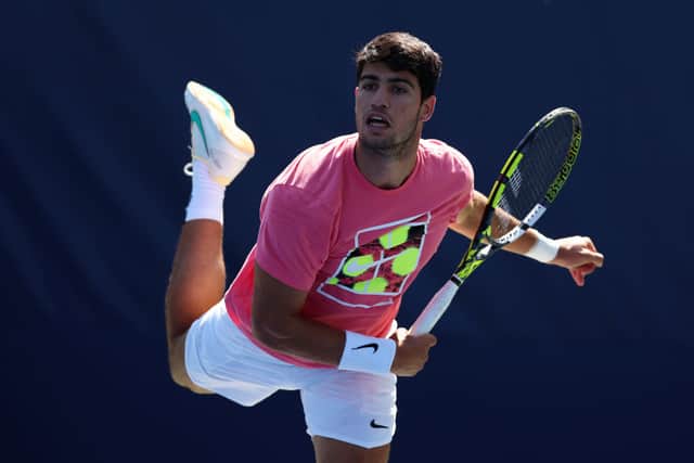 Carlos Alcaraz ahead of the US Open 2023