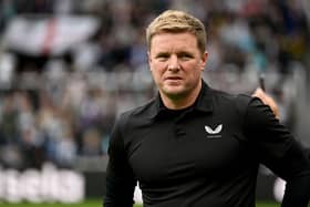 Newcastle United head coach Eddie Howe. (Photo by Andrew Powell/Liverpool FC via Getty Images)