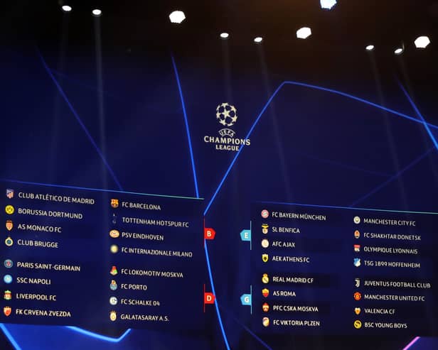 The Champions League draw takes place on Thursday evening (Image: Getty Images)