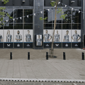 Police are investigating a break in at Newcastle United’s club shop. Photo: Google Maps.