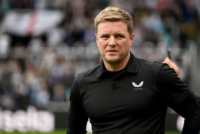 Newcastle United head coach Eddie Howe. (Photo by Andrew Powell/Liverpool FC via Getty Images)