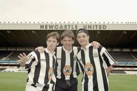 Newcastle United and Adidas have reunited. . (Photo by Gary M Prior/Allsport/Getty Images)