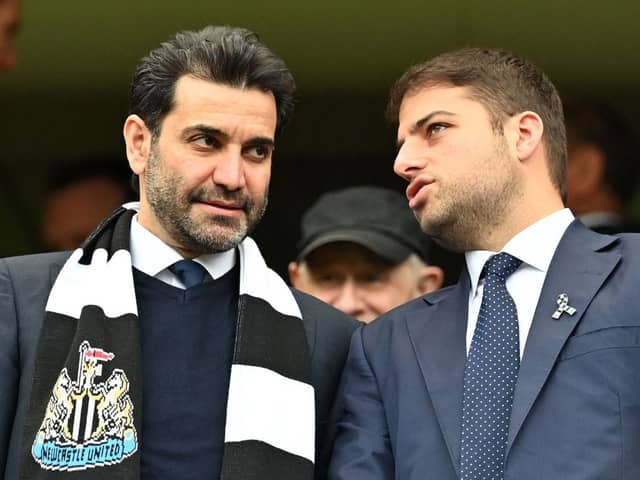 Newcastle United co-owner Jamie Reuben. (Photo by JUSTIN TALLIS/AFP via Getty Images)