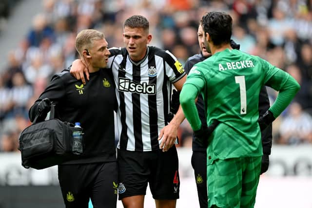 Newcastle United defender Sven Botman. (Photo by Stu Forster/Getty Images)