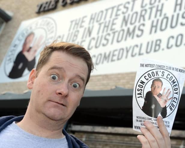 Jason Cook’s Comedy Club performs on a monthly basis at The Customs House.