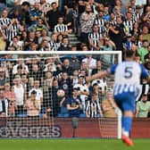 Newcastle United fans at Brighton (Image: Getty Images)