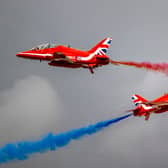 Where and when will the Red Arrows be performing at the 2023 Great North Run?