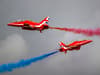 The times and locations of both Red Arrows displays in Newcastle and South Shields for the Great North Run