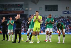 Newcatle United goalkeeper Nick Pope.  (Photo by Steve Bardens/Getty Images)