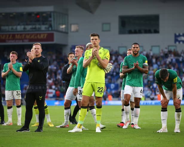 Newcatle United goalkeeper Nick Pope.  (Photo by Steve Bardens/Getty Images)