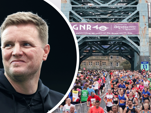 Eddie Howe will start the Great North Run (Image: Getty Images)