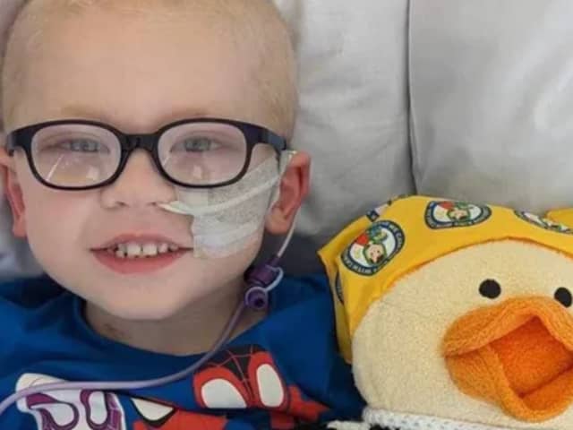 Arthur Salters-Hoult’s father will be running the Great North Run.